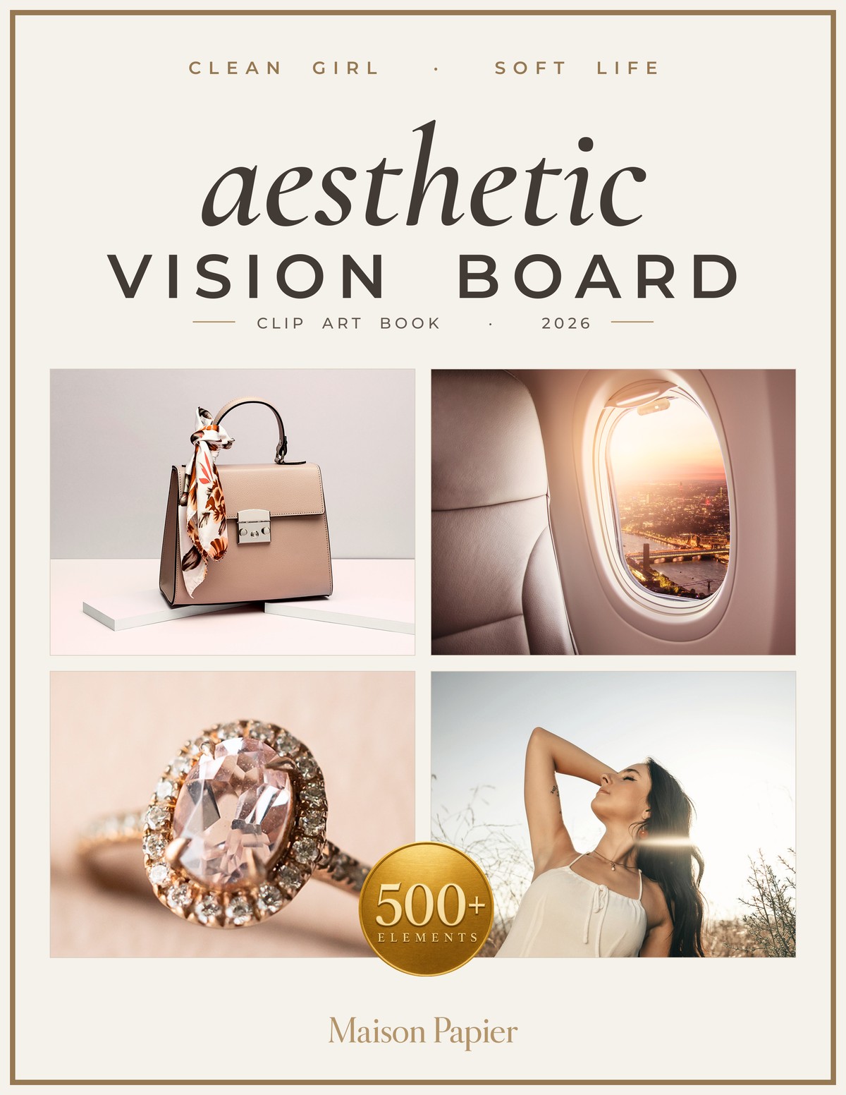 Clean Girl Aesthetic Vision Board book by Maison Papier